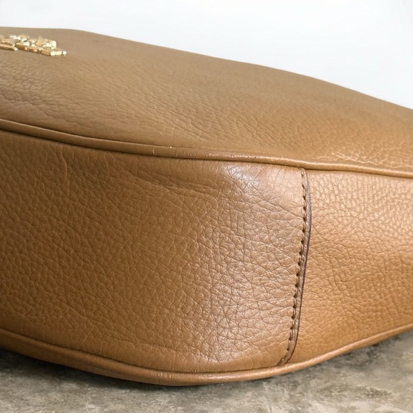 Authentic Coach Ellie Tan Leather Shoulder Bag - Picture 8 of 14